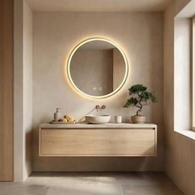 Огледало LED 90cm MMJ Gold