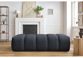 Тъмносиня табуретка за крака Mont-Blanc - Bobochic Paris