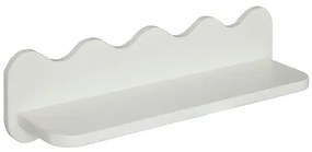 Рафт за стена atmosphera Salina, MDF, Бял, 53 см