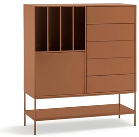 Шкафче в тухлен цвят 120x140x45 cm Platt – Teulat