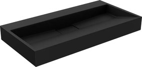 Mexen Ava черна мивка от конгломерат B/O 90 x 46 см - 23019070