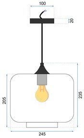 Пендел APP312-1CP LOFT