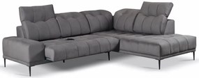 Ъглов диван Gallena-Left-Gray Dark