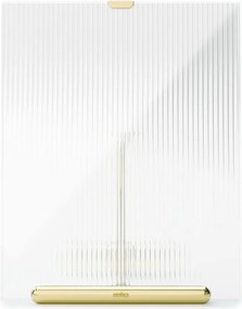 Стъклена стояща рамка в златист цвят 19x23 cm Flute – Umbra
