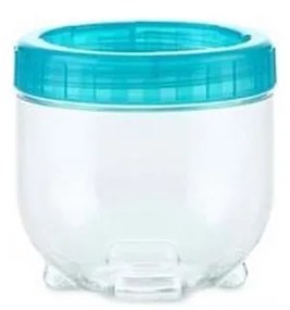 Кутия за храна INTERLOCK 0,28 л тюркоаз/прозрачна