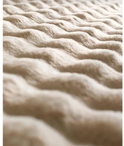 Бежов кръгъл килим подходящ за пране ø 80 cm Bubble Cream – Mila Home