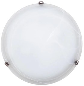 Rabalux 3302 - Таванно осветително тяло ALABASTRO 2xE27/60W/230V алабастрово стъкло