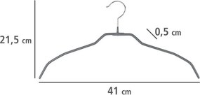 Метални закачалки в комплект 20 бр. Alessia – Wenko