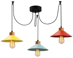 Висящо осветително тяло с метален абажур Manavgat – Opviq lights