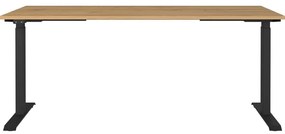 Работна маса с електрическо регулиране на височината с дъбов плот 80x180 cm Agenda – Germania