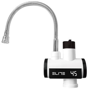 Нагревател за вода Elite EHD-2570, За плот, 3300W, Въртене на 360 градуса, До 120C, Цифров дисплей, IPX4, Сребрист
