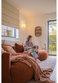 Кафяво одеяло от микроплюш 150x200 cm Cocoon – Tiseco Home Studio