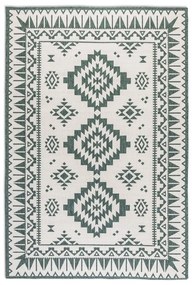 Зелено-кремав външен килим 80x150 cm Gemini – Elle Decoration