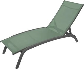 Алуминиев шезлонг Hesperide Bonao - Маслина/Графит