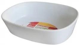 Horecano - Керамична тава правоъгълна бяла 20.5x14.5x4.8см (YR220RG-8)