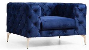 Тъмносин фотьойл Como – Artie