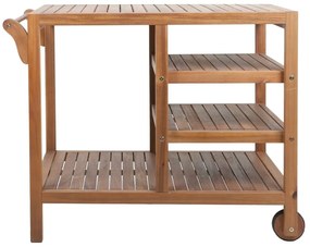 Градинска маса за сервиране от масивна акация 54,5x89 cm Akron – Garden Pleasure