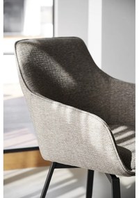 Бежови тапицирани трапезни столове в комплект 2 бр. Alison – Rowico