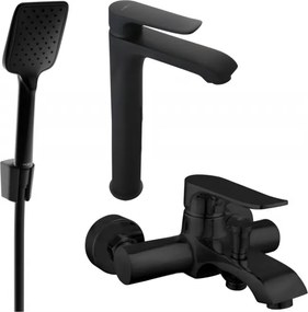 Mexen Pecos R62 комплект за вана, черен - 72713R62-70