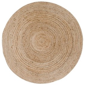 Светлокафяв кръгъл килим, ø 120 cm Bombay - House Nordic
