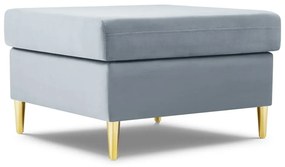 Светлосиня кадифена табуретка Kyoto – Cosmopolitan Design