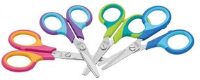 Ножица Wedo, Гумирани дръжки Soft-Kid, За деца, Многоцветен