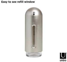 Пластмасов дозатор за сапун в сребристо 350 ml Penguin - Umbra