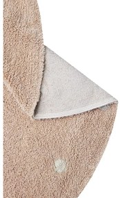 Светлорозов ръчно изработен памучен детски килим подходящ за пране ø140 cm Round Dot Rose – Lorena Canals