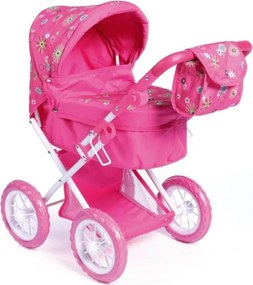 Розова количка за кукли