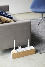 Бял/в естествен цвят метален органайзер за канцеларски материали Rin – YAMAZAKI