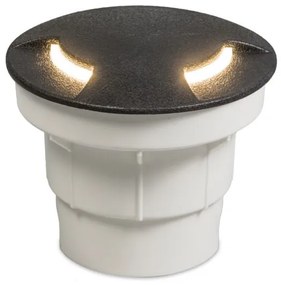 Модерен външен почвен прожектор черен с LED IP67 - Ceci 2