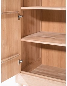 Детски гардероб от масивен дъб в естествен цвят 100x190x55 cm Forrest – Vipack