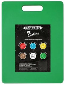 Полиетиленова дъска за рязане на зеленчуци и плодове зелена 37x23x1,2см(6154 / А0107-4)