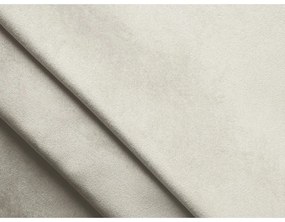 Бял кадифен модулен диван 190 cm Lokua – Makamii