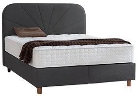Тапицирана спалня с матрак DELUX PREMIUM 160 x 200 - антрацит