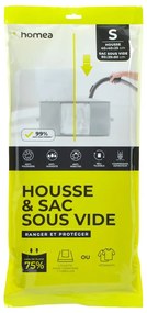 Вакуумна пластмасова кутия за съхранение на дрехи 40x40x25 cm – Homéa