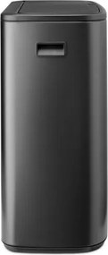 Кош за боклук Brabantia Bo Touch 1008858, 60 л, Плавно и безшумно отваряне, Голям отвор, Сив