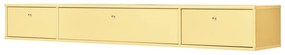 Светложълта маса за телевизор 176x22 cm Mistral – Hammel Furniture