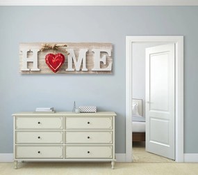 Картина на платно – С надпис Home