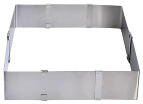 Регулируема форма за торта TORO 16–28 см, неръждаема стомана