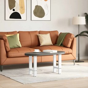 4013277 vidaXL Крака за масичка за кафе, бели, 2 бр., 38 x (42-43) см, стомана