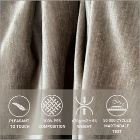 Бежово тапицирано двойно легло с място за съхранение с включена подматрачна рамка 160x200 cm Shell – Maison de Rêve