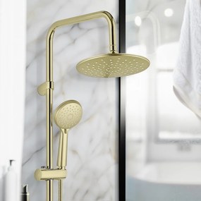 Матово златист душ комплект от неръждаема стомана 101 cm Young Line – Wenko