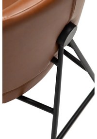 Кафяв трапезен стол в цвят коняк Roost - DAN-FORM Denmark