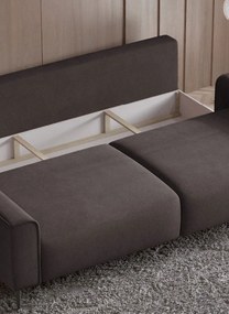 Диван Каелен двуместен-Кафяв