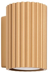 Стенна лампа в златист цвят Gleam – Sollux