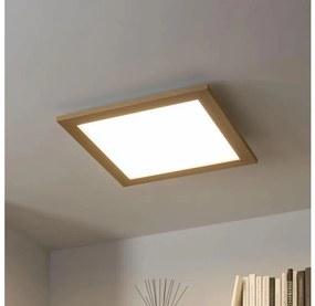 Brilagi - LED Плафониера SLIMFRAME WOOD LED/36W/230V 49,5x49,5 см кафяв