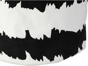 Черно-бял текстилен кош за пране Harga – Premier Housewares