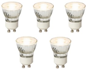 Комплект от 5 димируеми LED крушки GU10 35 мм 4W 200 lm 2700K