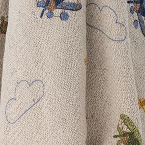 Кремаво бебешко одеяло 130x160 cm Plane – Bloomingville Mini